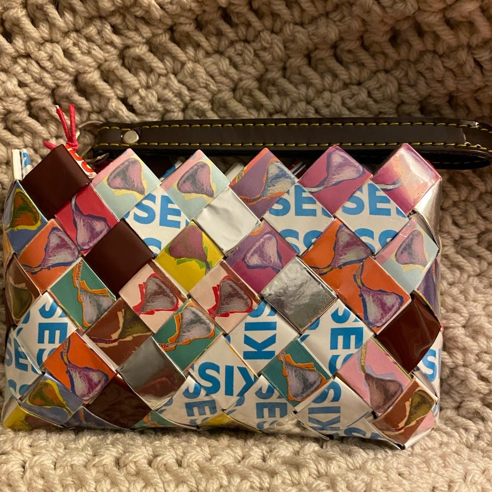 Nahui Ollin arm candy wrapper wristlet Hersey Kisses NWT. #5